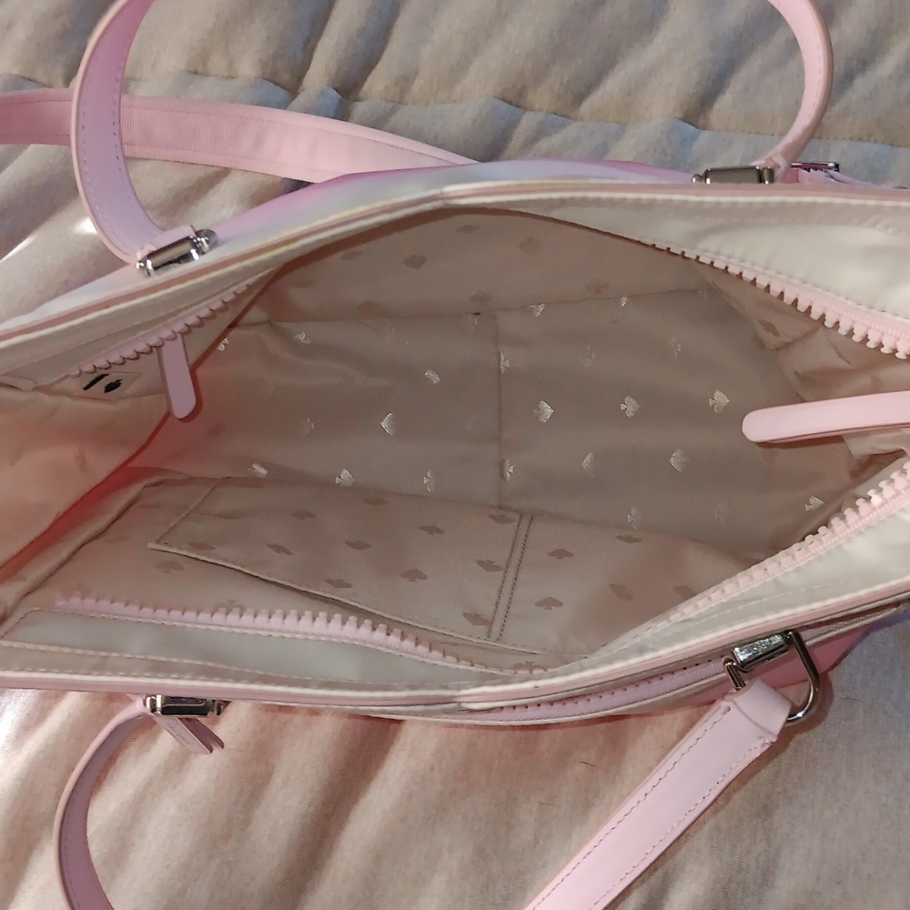 Kate Spade Jae Nylon Satchel Pink Ombre. - Picture 4 of 5